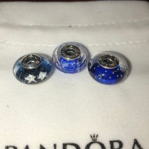 Pandora Murano Lot of 3